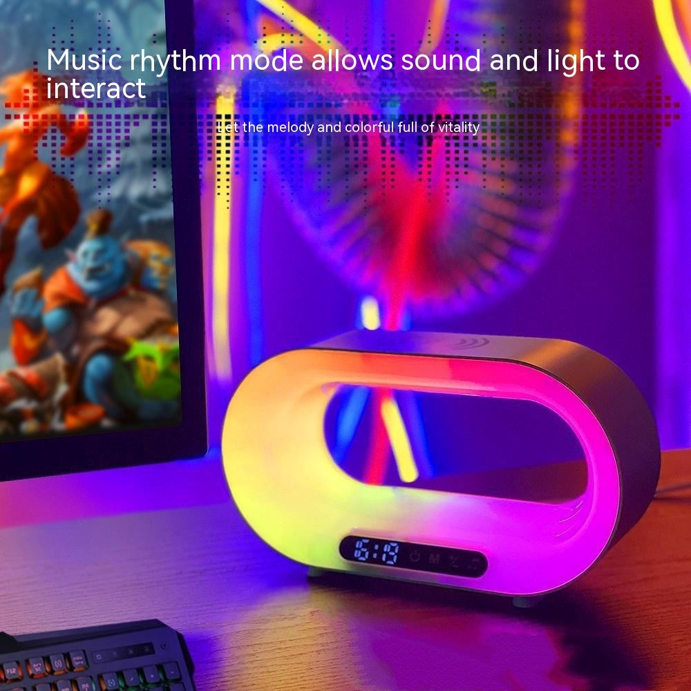 Reveille matin, chargeurs sans file, speakers Bluetooth,3 en 1 ceci est parfait pour vous aider à décompresser le soir avant d’aller dormir ou même le matin !!!